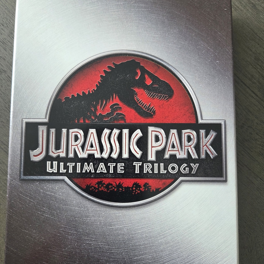 💖Universal Jurassic Park Trilogy Blu-ray - Red and Silver